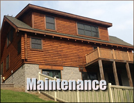  Four Oaks, North Carolina Log Home Maintenance